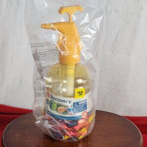 Discovery Mustard 3in1 Inflate Air Fill Water Mister Balloon Pumper 250 Balloons